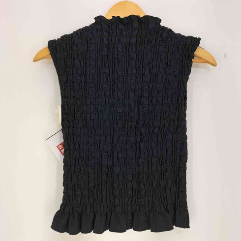 マウジー moussy 24ss SHIRRING SLEEVELESS トップス レディース FREE